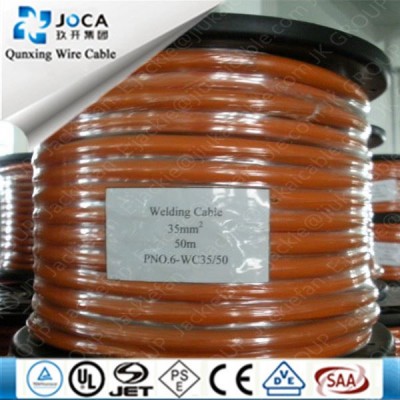 High Quality Electrical Wire Double Pvc 120 Mm2 Flexible Rubber Insulated Cca Copper 35MM2 Welding Cable